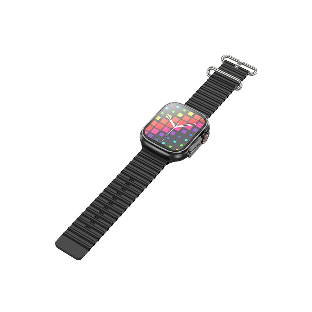 Hoco Y12 Ultra Smart Watch - Black in Qatar Hoco Y12 Ultra Smart Watch - Black in Qatar